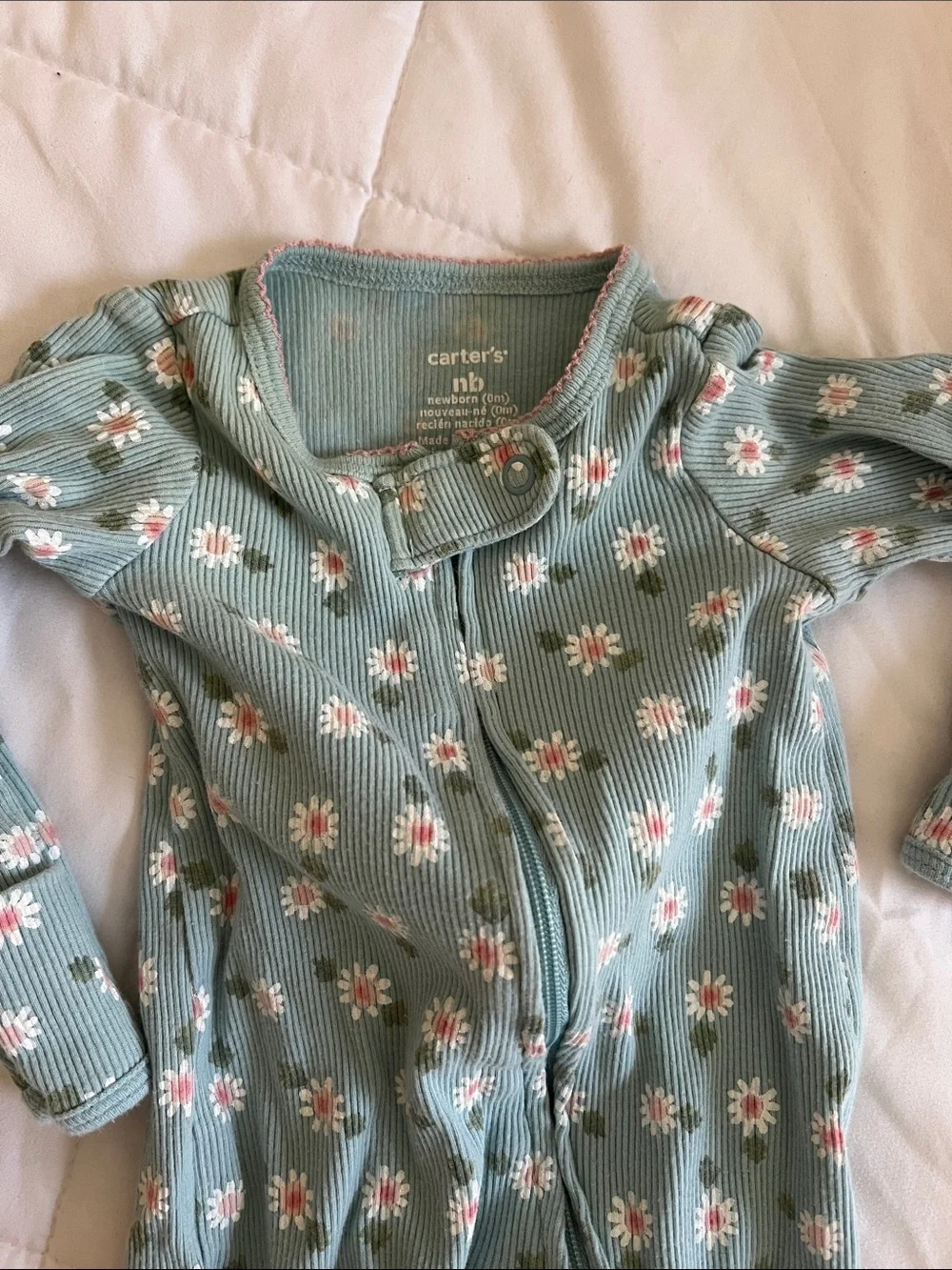Three Carter's Footed One-Piece Pajama
